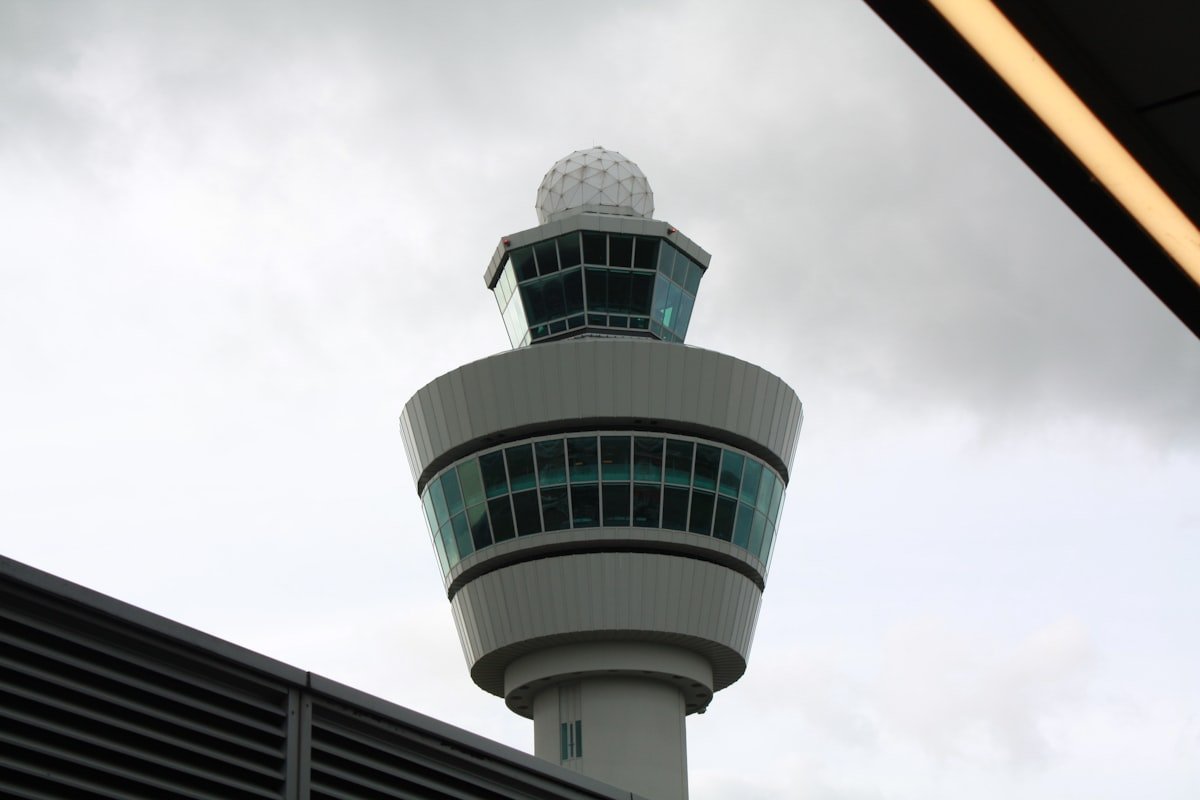 An airport air traffic control tower, representative image illustrating the scale of infrastructure built at New Gwadar International Airport