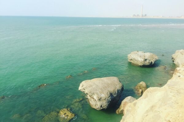 Remote stretch of the Balochistan coastline near Gwadar and the Makran coast, representative image