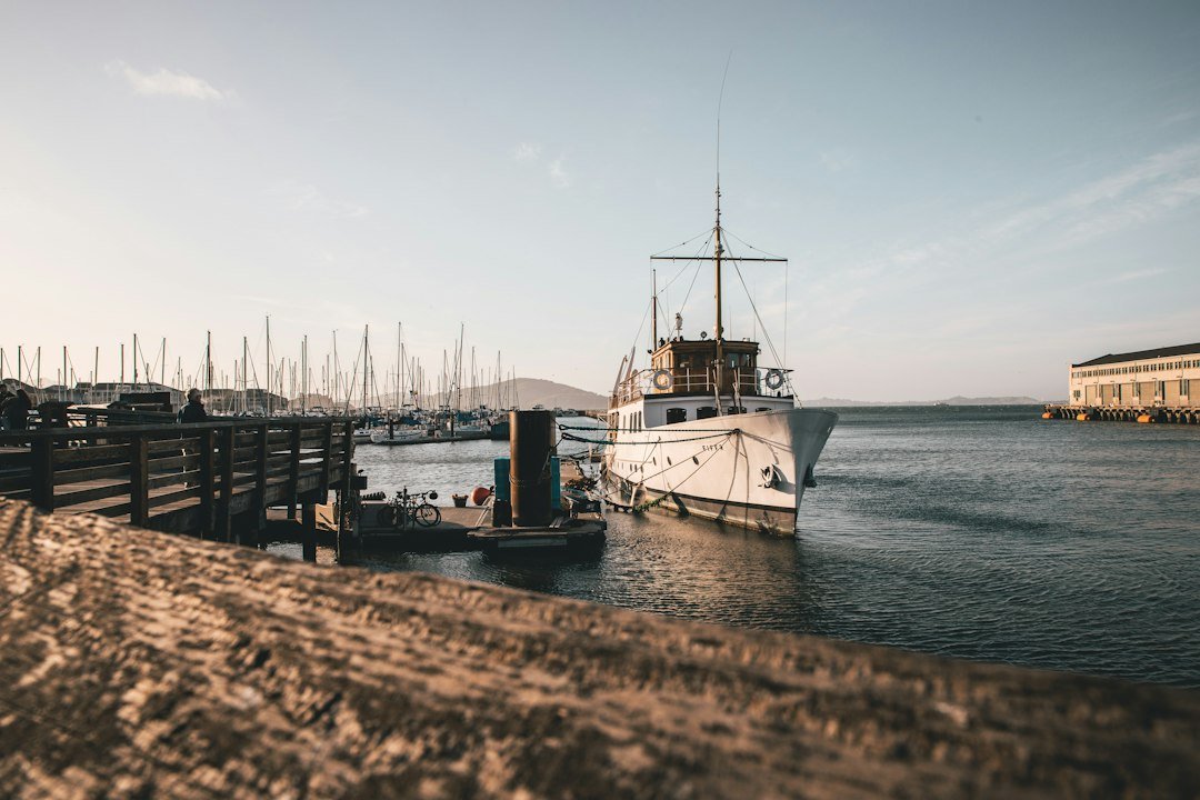 Calm, quiet harbor waters with few vessels, representative image for Gwadar Port's low berth utilisation since operations began in 2007