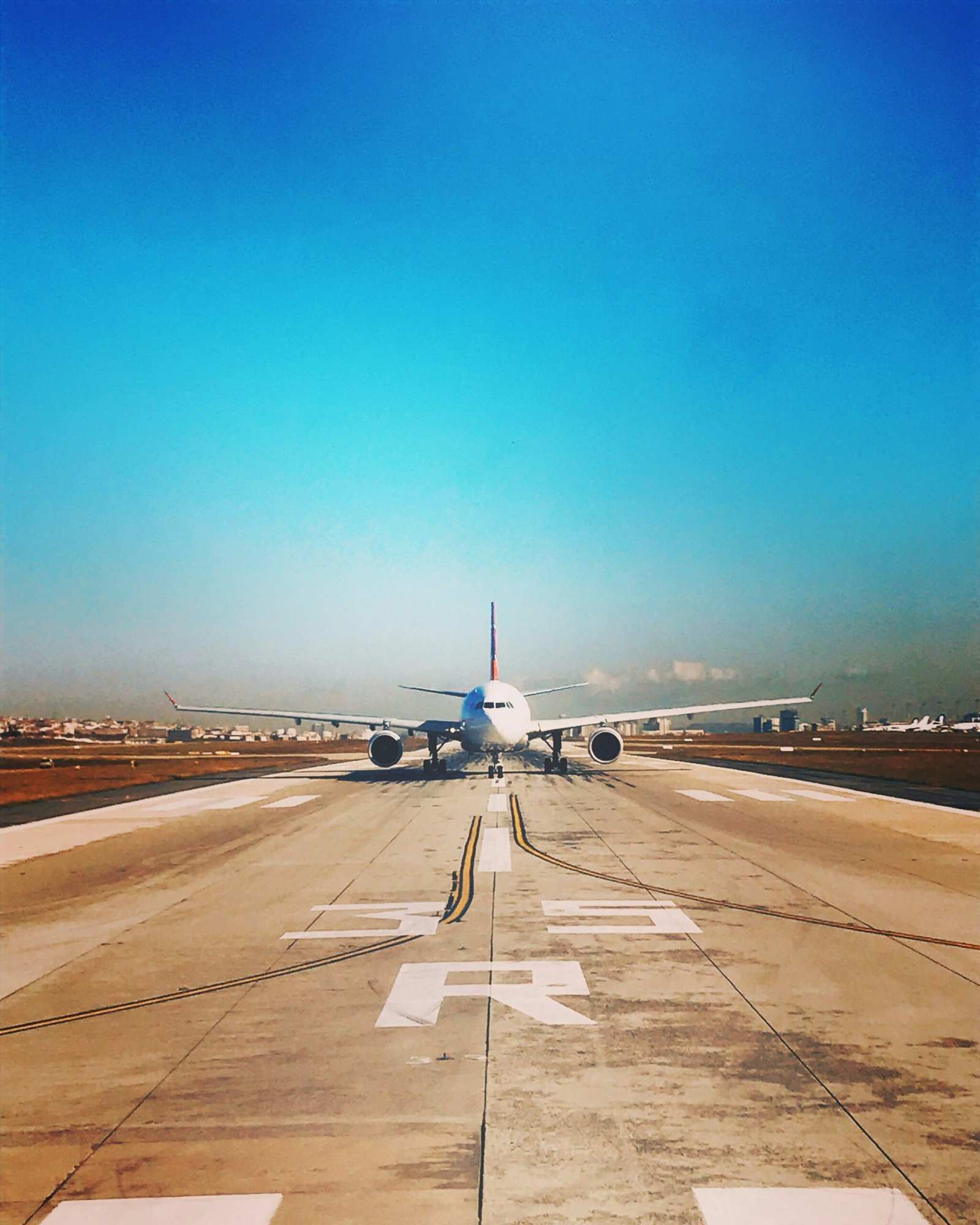 Aircraft landing, representative image for the trial flight to New Gwadar International Airport