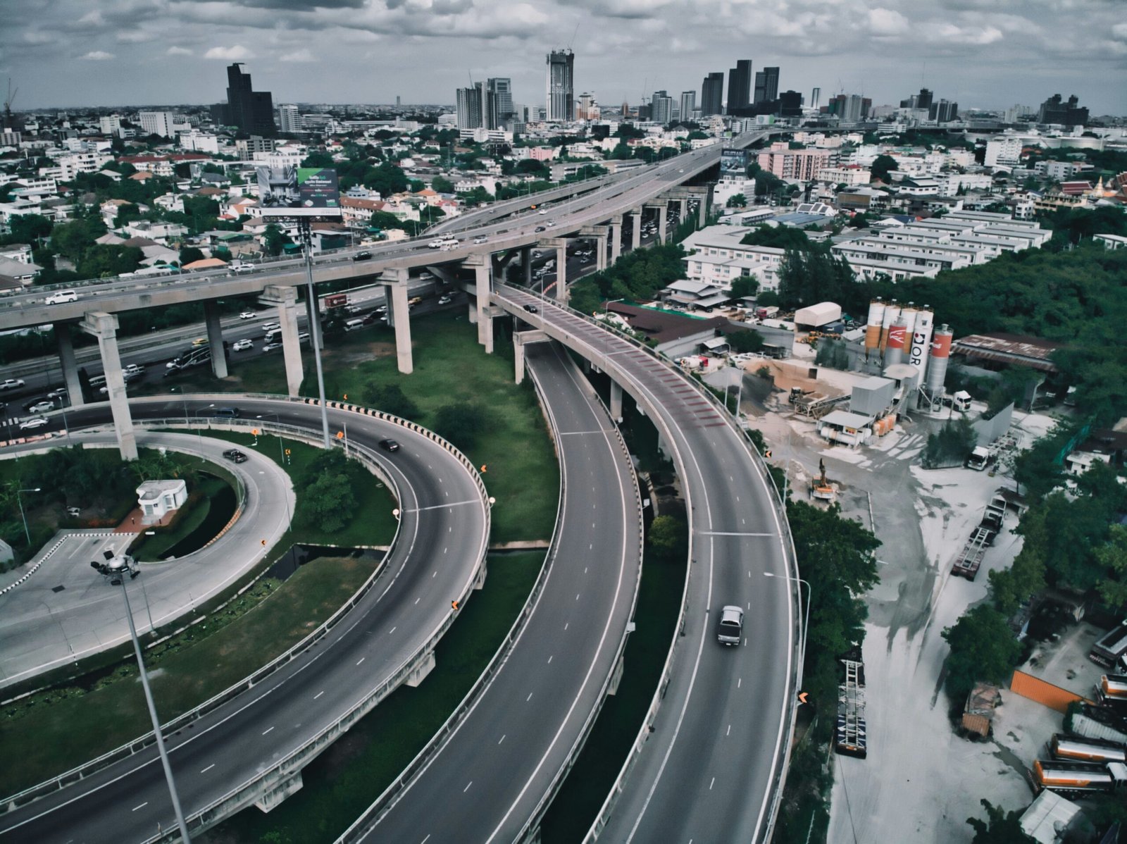 Aerial view of a modern multi-lane highway, representative image for Gwadar's East Bay Expressway Phase II road project