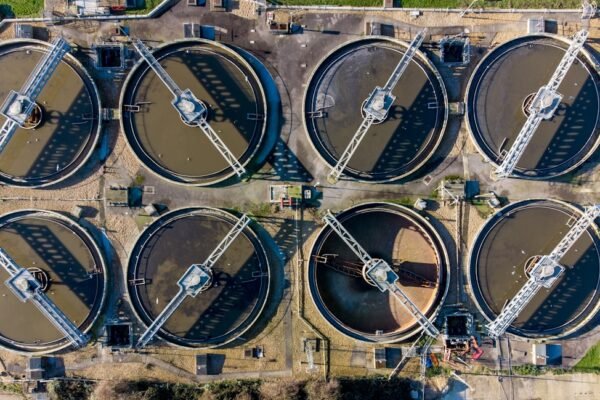 Rows of large water storage tanks, representative image for Gwadar's expanding desalination and water storage infrastructure