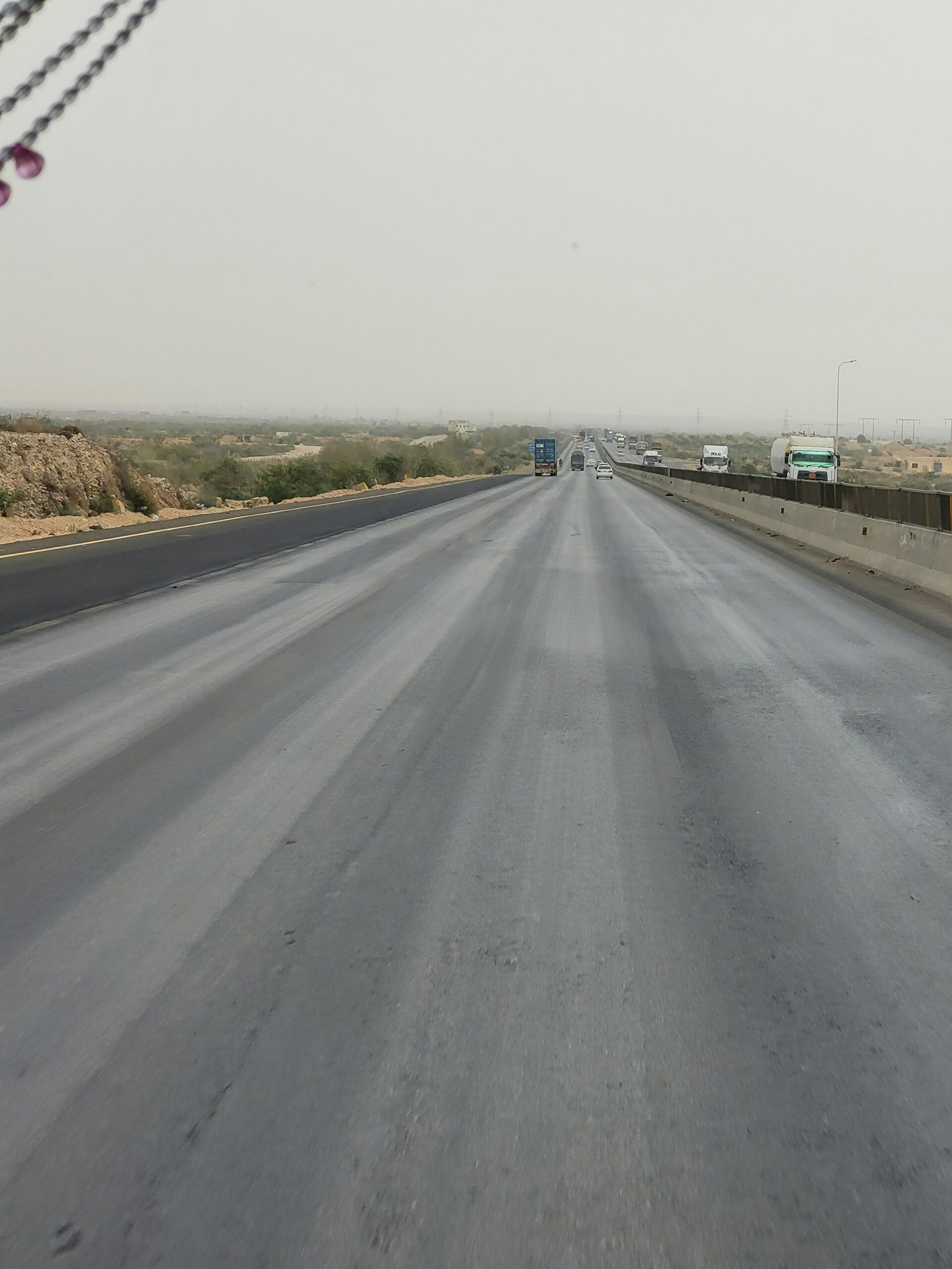 A Pakistani motorway, representing the highway infrastructure completed under CPEC