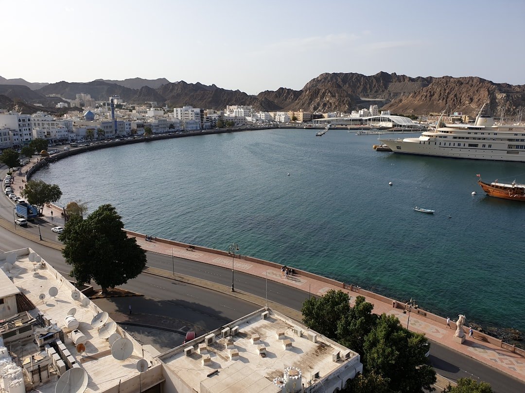 Muscat bay in Oman, where officials discussed sister-port ties with Gwadar
