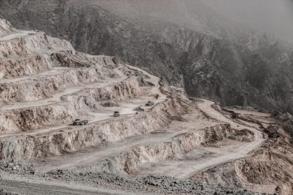 Rocky, mountainous terrain in Chagai district, Balochistan, representative image for the remote desert setting of the Reko Diq copper-gold mine