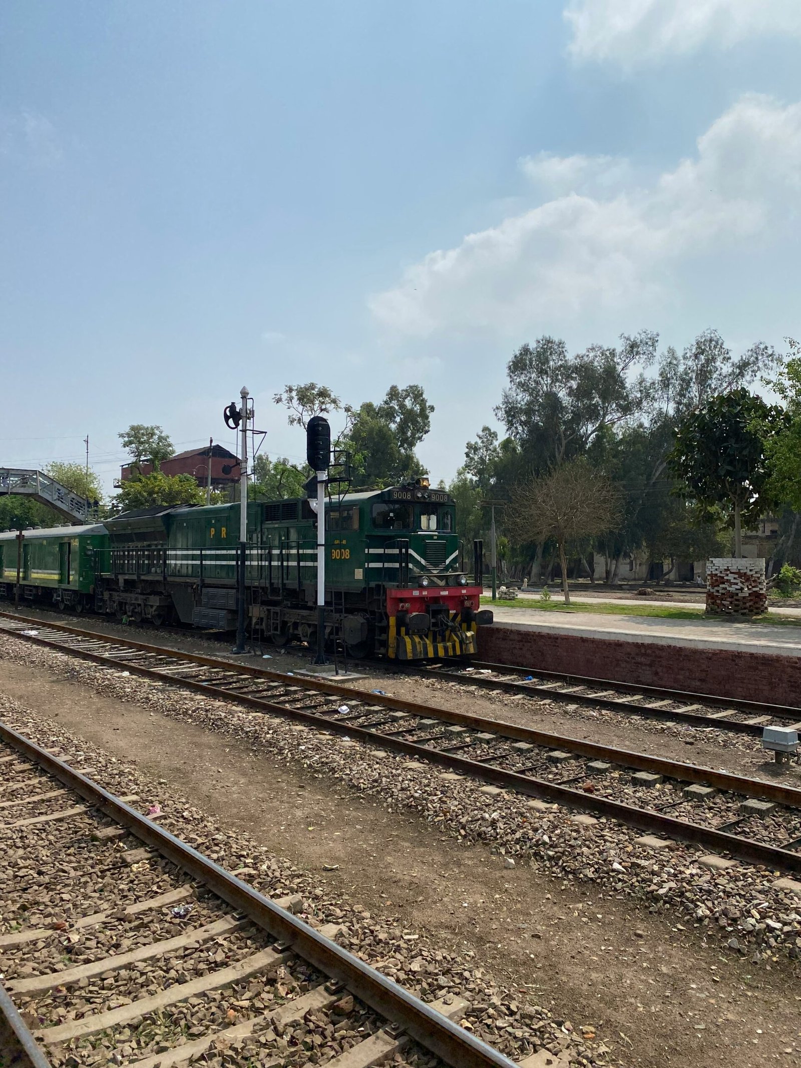 Sahiwal train station in Pakistan, illustrating the country's railway network relevant to CPEC's stalled ML-1 upgrade project