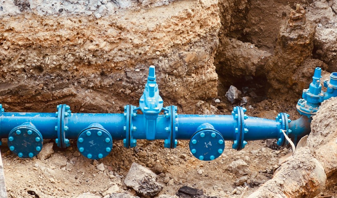 A large water supply pipe laid on excavated ground, a representative image of the pipeline infrastructure planned to carry water from Mirani Dam to Gwadar