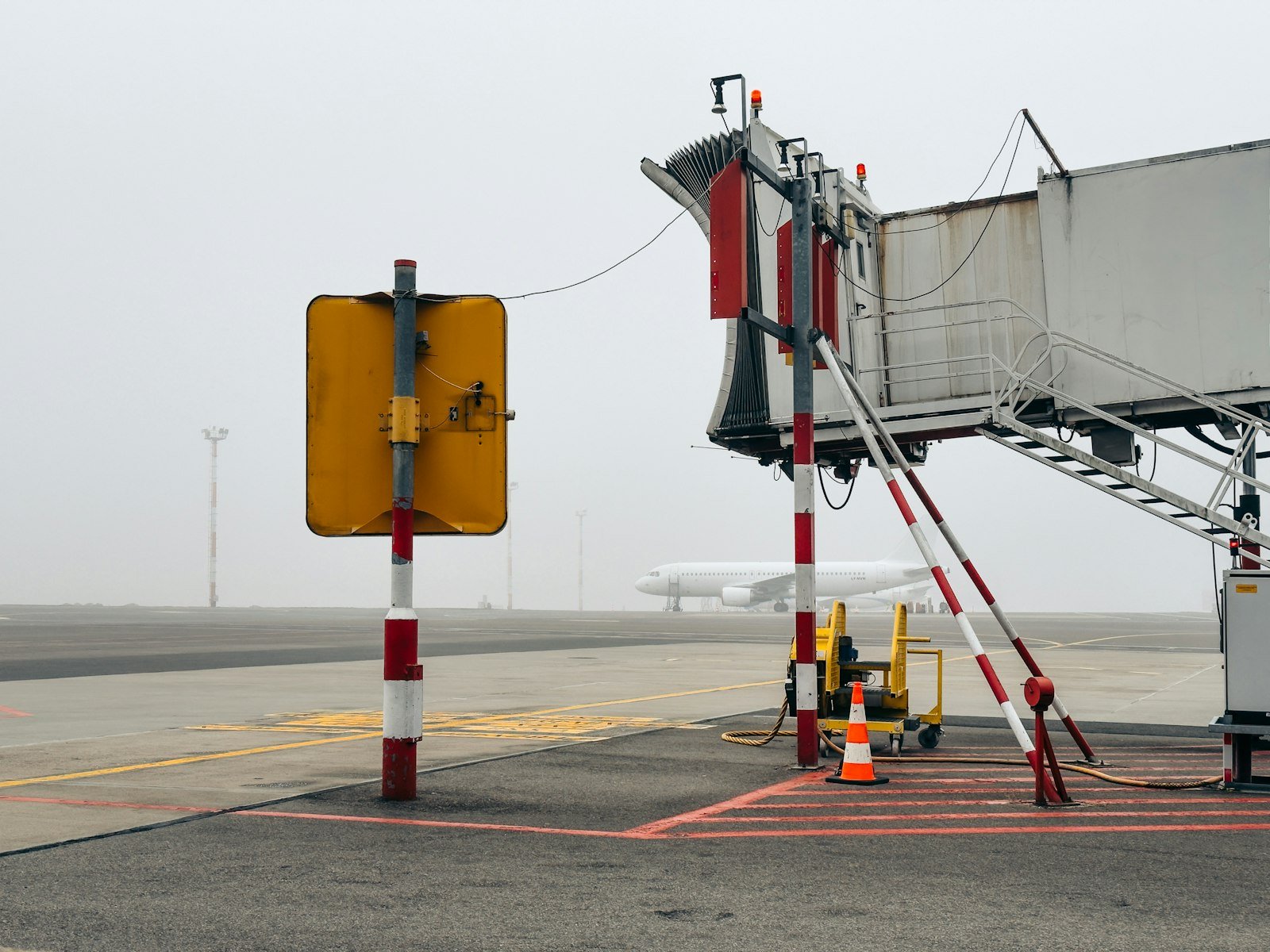 A passenger airplane parked on an airport apron, representative image for proposed direct Gwadar-Oman air links via Salam Air
