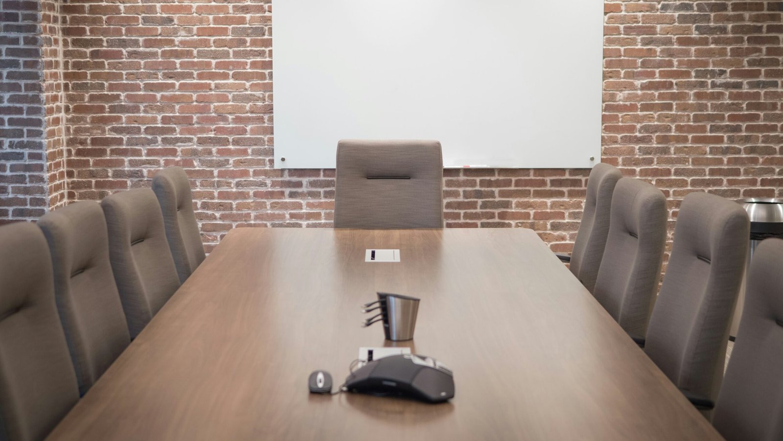 A large conference table in a modern meeting room, representative image for the multi-stakeholder meeting planned between Gwadar Port Authority and Pakistan Customs